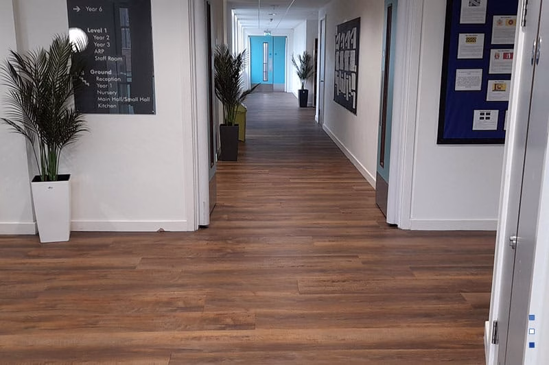 School LVT flooring Install