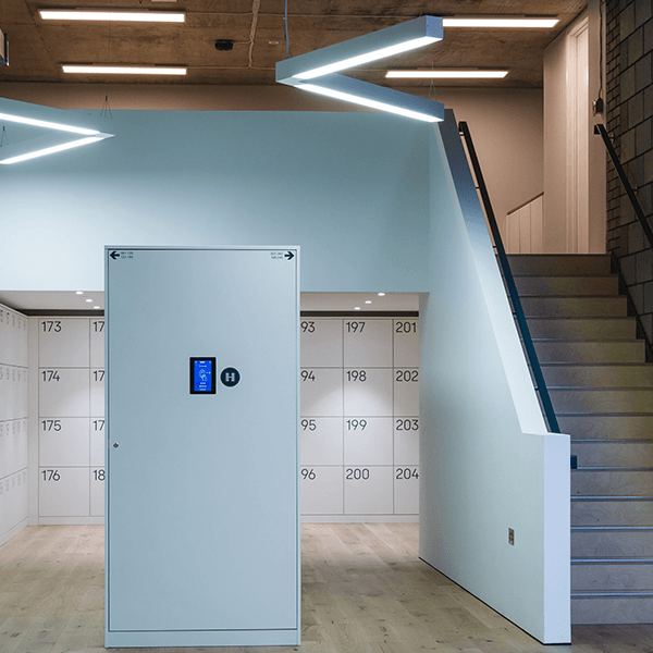 Smart lockers.